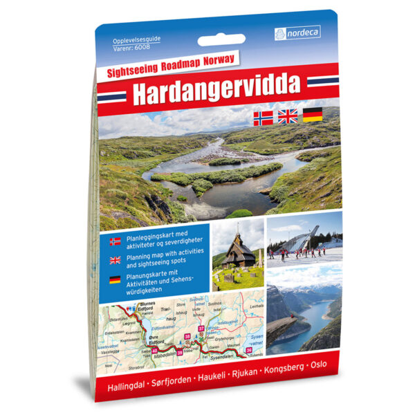 Hardangervidda 1:250 000 Opplevelsesguide