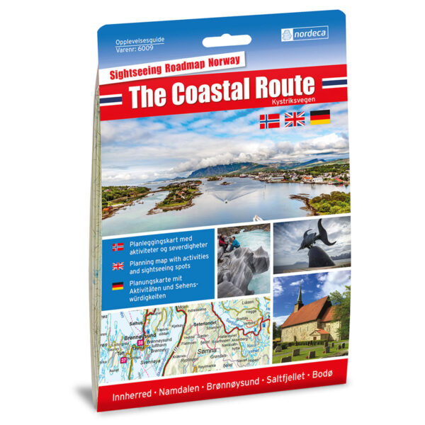 The Coastal Route / Kystriksvegen 1:250 000 Opplevelsesguide
