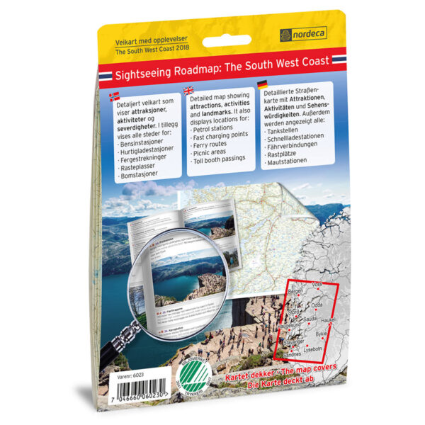 The South West Coast 1:250 000 m/hefte Opplevelsesguide vei - Image 2