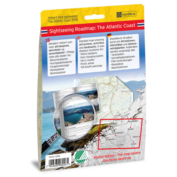 The Atlantic Coast 1:250 000 m/hefte Opplevelsesguide vei - Image 2