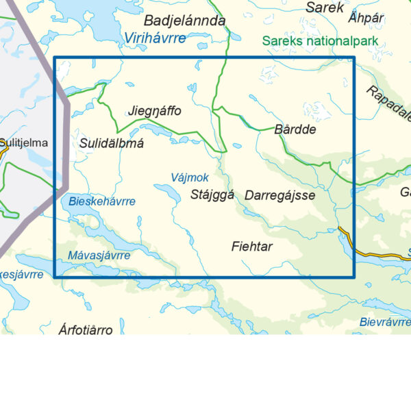 Kungsleden-Kvikkjokk Svensk Fjellkart - Image 3