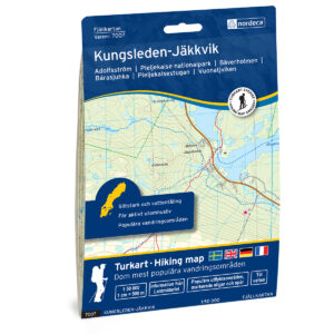 Kungsleden-Jäkkvik 150 000 Svensk Fjellkart