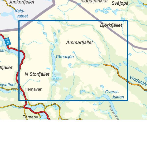 Kungsleden-Hemavan Svensk Fjellkart - Image 3
