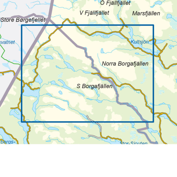 Borgafjäll Svensk Fjellkart - Image 3