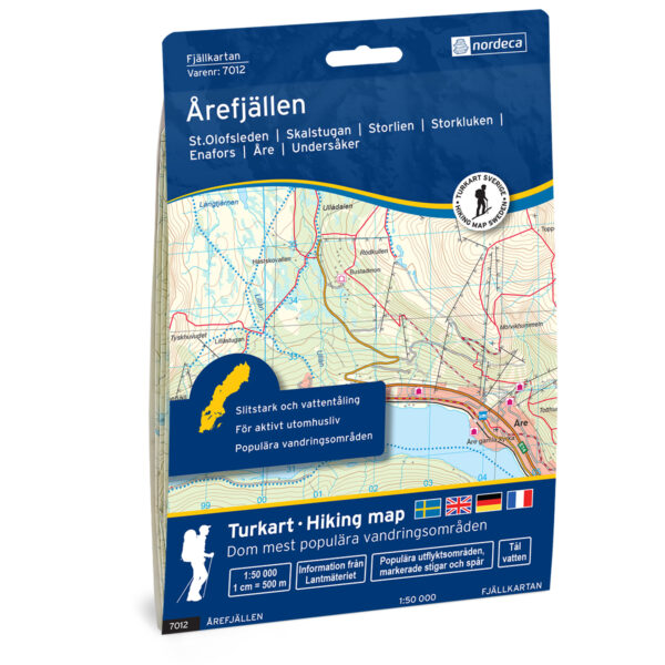 Årefjällen Svensk Fjellkart