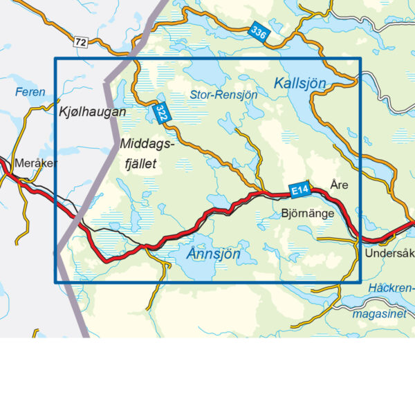 Årefjällen Svensk Fjellkart - Image 3