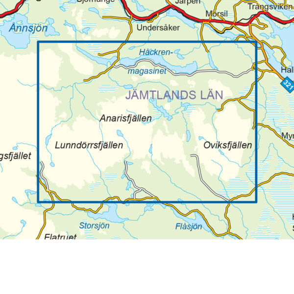 Vålådalen Svensk Fjellkart - Image 3