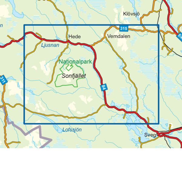 Sonfjället Svensk Fjellkart - Image 3