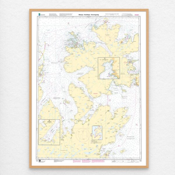 Kartverket – hovedkart 103: Måsøya – Nordkapp – Honningsvåg - Image 3