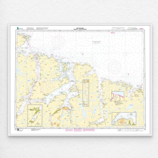 Kartverket – hovedkart 116: Sør-Varanger. Bugøynes – Grense Jakobselv - Image 2