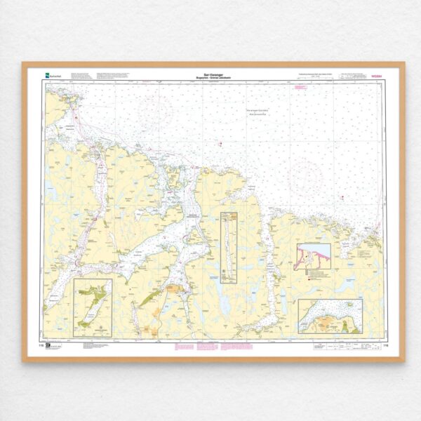 Kartverket – hovedkart 116: Sør-Varanger. Bugøynes – Grense Jakobselv - Image 3
