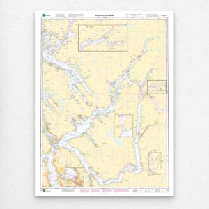 Kartverket – hovedkart 119: Osterfjorden og Sørfjorden