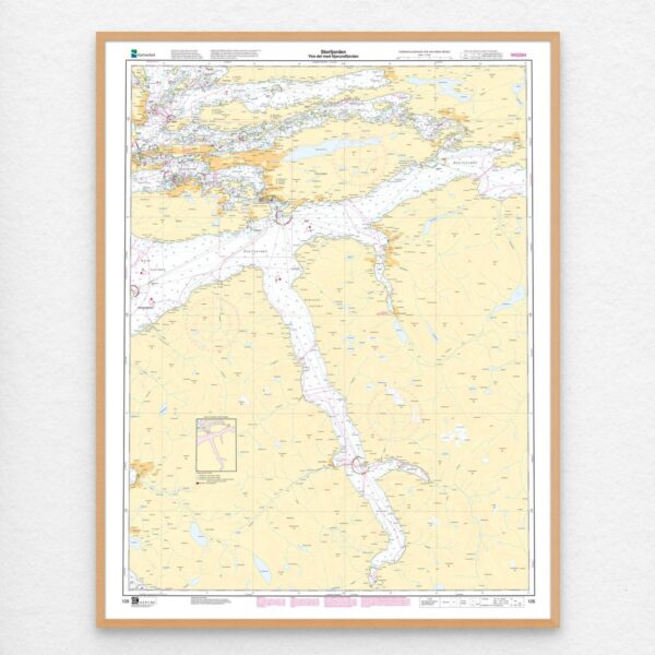 Kartverket – hovedkart 126: Storfjorden. Ytre del med Hjørundfjorden - Image 2