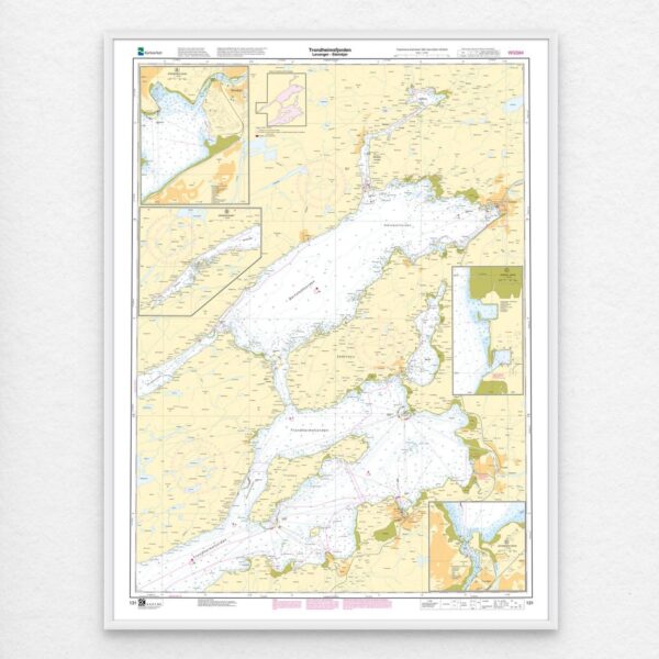 Kartverket – hovedkart 131: Trondheimsfjorden. Levanger – Steinkjer - Image 2