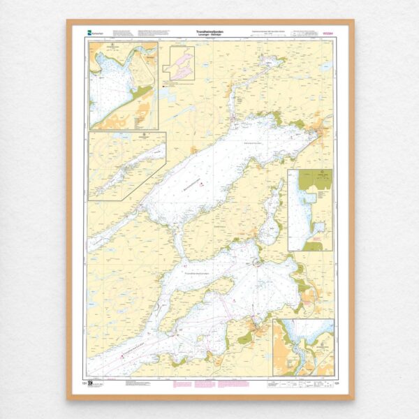 Kartverket – hovedkart 131: Trondheimsfjorden. Levanger – Steinkjer - Image 3