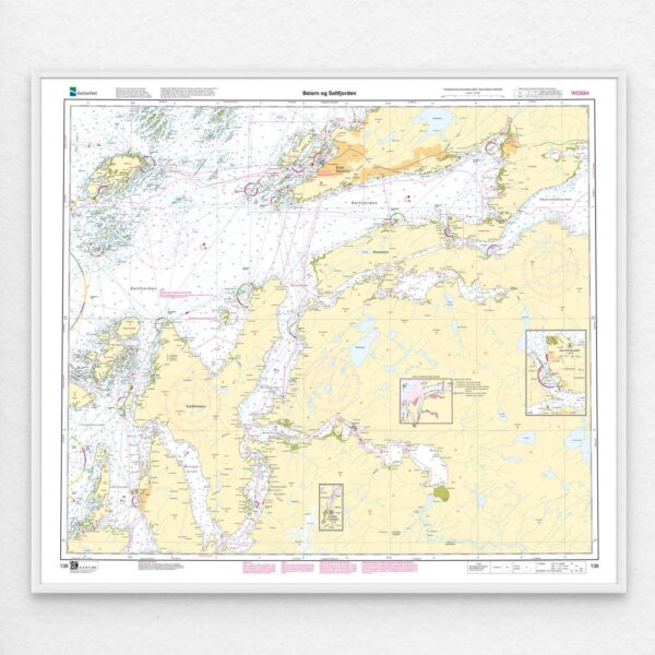 Kartverket – hovedkart 136: Beiarn – Saltfjorden - Image 3
