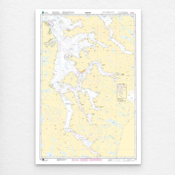 Kartverket – hovedkart 140: Tysfjorden
