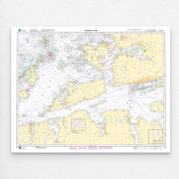 Kartverket - hovedkart 33: Harøyfjorden – Molde