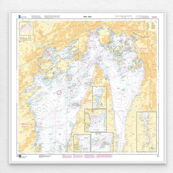 Kartverket – havnekart 401: Oslo – Spro - Image 3