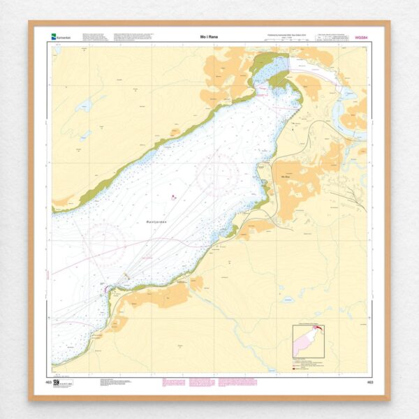 Kartverket – havnekart 463: Mo i Rana - Image 2