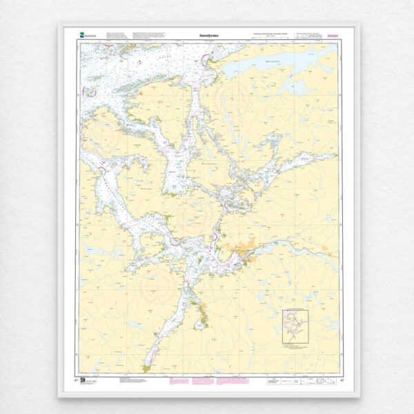 Kartverket - hovedkart 47: Namsfjorden - Image 2