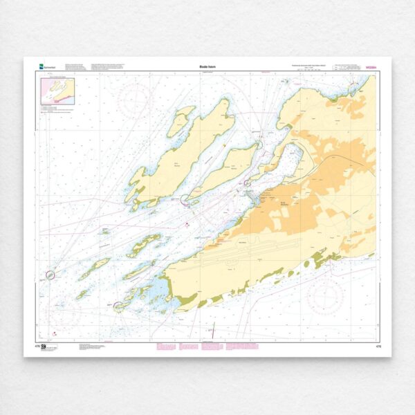Kartverket – havnekart 476: Bodø havn