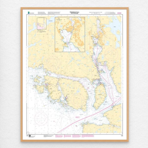 Kartverket – havnekart 478: Flekkefjord havn med innseilinger - Image 2