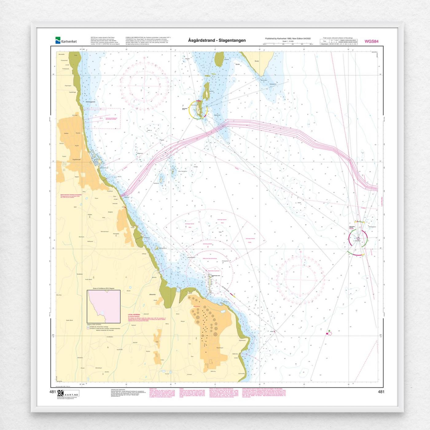 Kartverket – havnekart 481: Åsgårdstrand – Slagentangen - Image 2