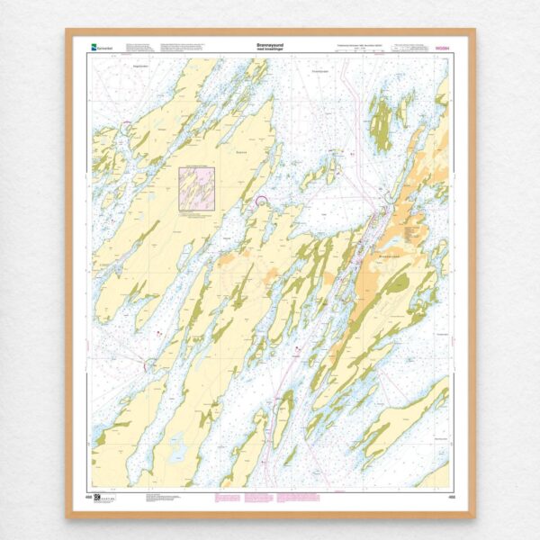 Kartverket – havnekart 488: Brønnøysund med innseilinger - Image 2