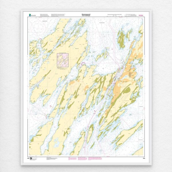 Kartverket – havnekart 488: Brønnøysund med innseilinger - Image 3