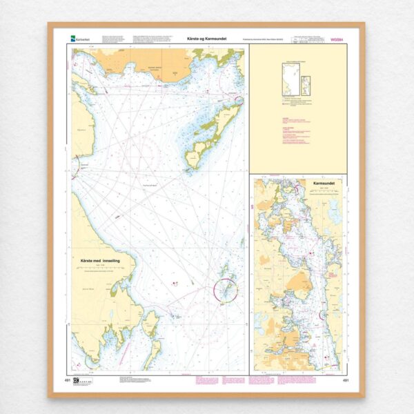 Kartverket – havnekart 491: Kårstø og Karmsundet - Image 2