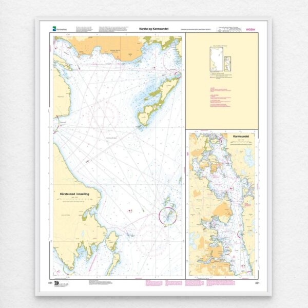 Kartverket – havnekart 491: Kårstø og Karmsundet - Image 3