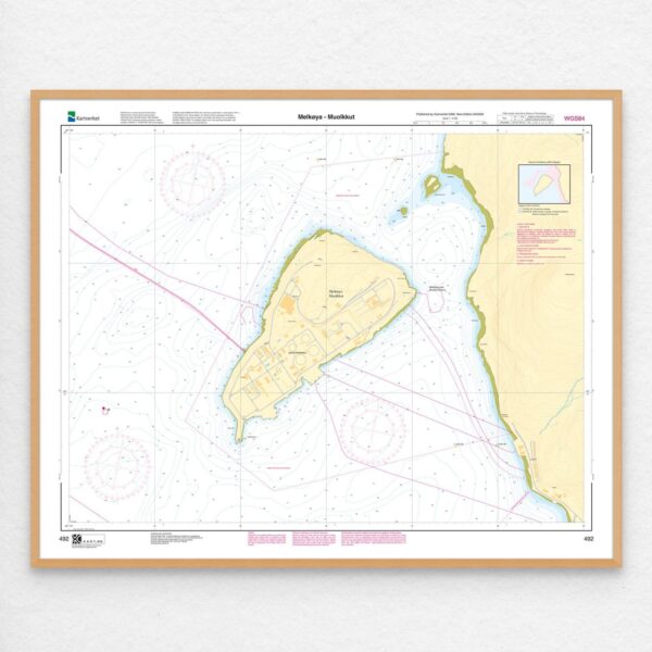 Kartverket – havnekart 492: Melkøya – Muolkkut - Image 3