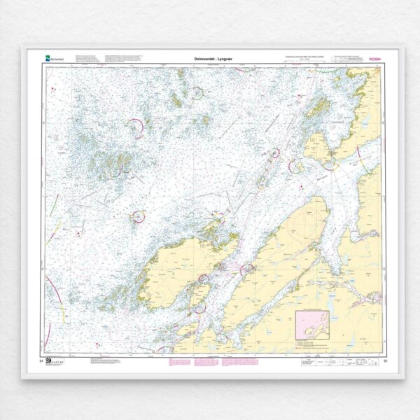 Kartverket - hovedkart 51: Dolmsundet – Lyngvær - Image 2