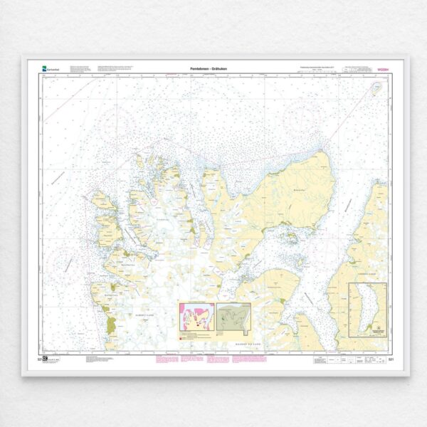 Kartverket – Svalbardkart 521 Femtebreen – Gråhuken - Image 2