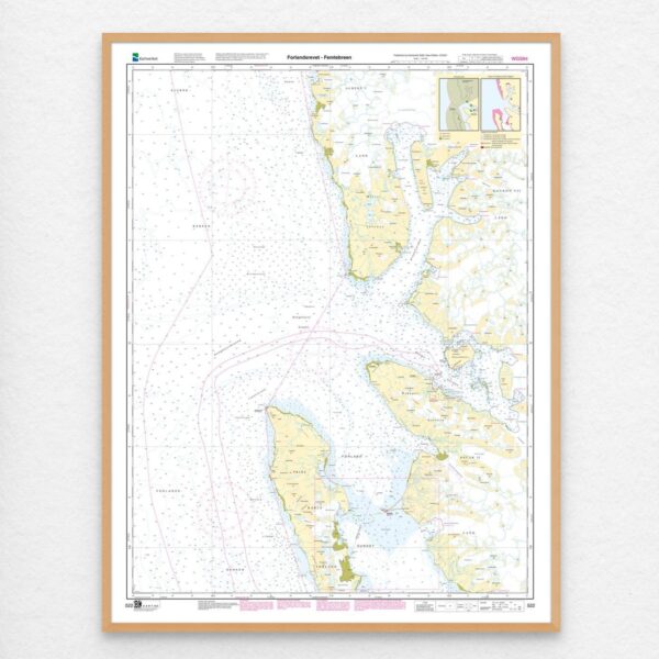 Kartverket – Svalbardkart 522 Forlandsrevet – Femtebreen - Image 2