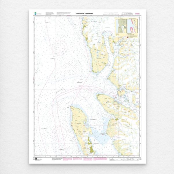 Kartverket – Svalbardkart 522 Forlandsrevet – Femtebreen