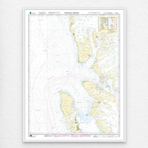 Kartverket – Svalbardkart 522 Forlandsrevet – Femtebreen - Image 3