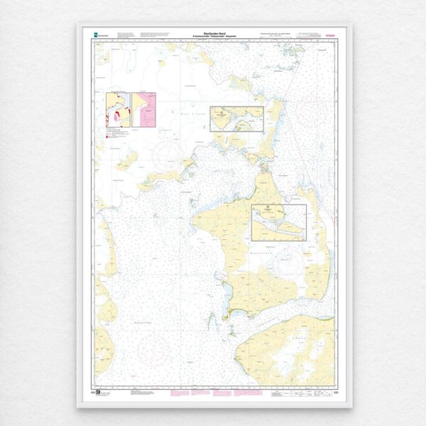 Kartverket – Svalbardkart 533 Storfjorden. Freemansundet – Heleysundet – Sørporten - Image 3