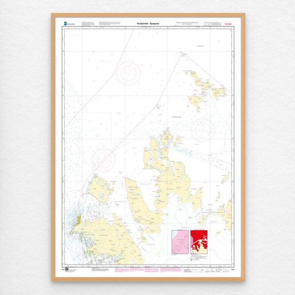 Kartverket – Svalbardkart 541 Nordporten – Sjuøyane - Image 2