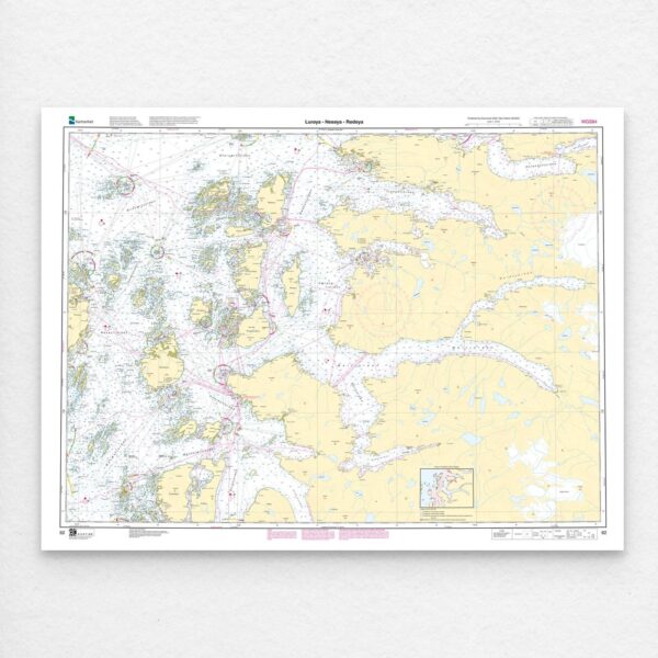 Kartverket - hovedkart 62: Lurøya – Nesøya – Rødøya
