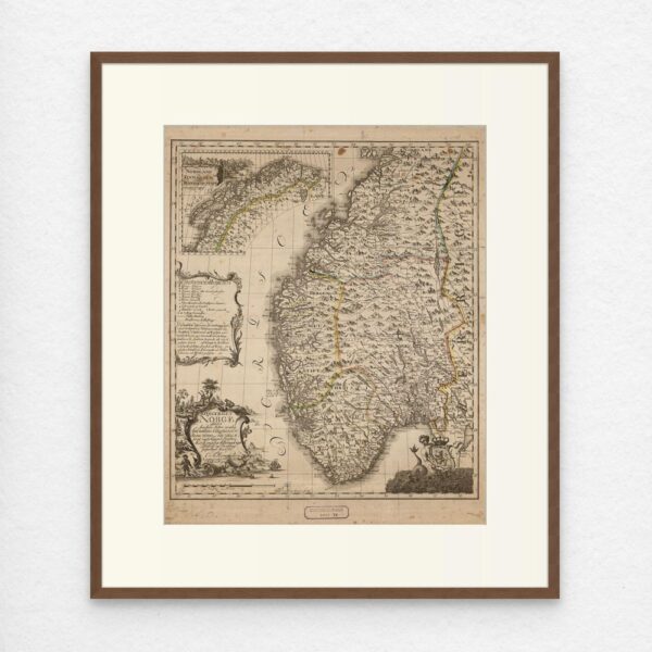 Norgeskart 1761 - Image 2