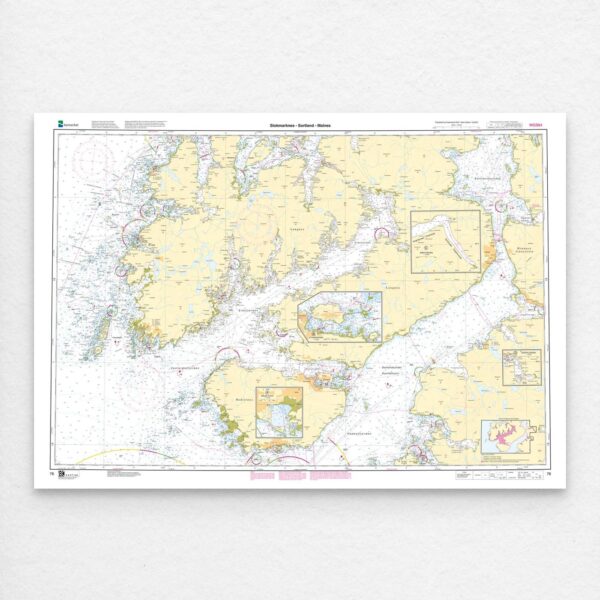 Kartverket - hovedkart 76: Stokmarknes – Sortland – Malnes