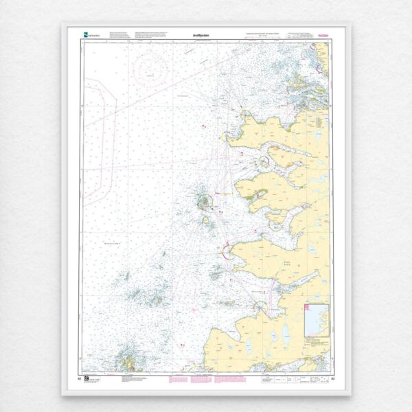 Kartverket - hovedkart 82: Andfjorden - Image 3