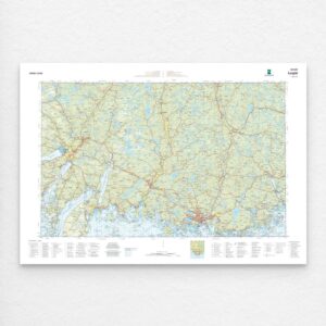 Kartverket - landkart (N50): 004S Lyngdal