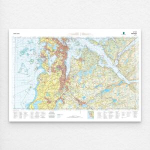 Kartverket - landkart (N50): 007N Stavanger