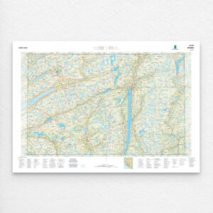 Kartverket - landkart (N50): 008S Sirdalen