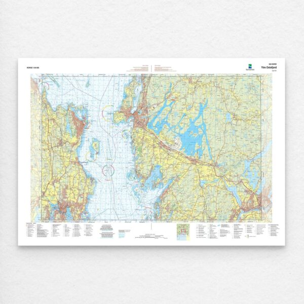 Kartverket - landkart (N50): 024N Ytre Oslofjord