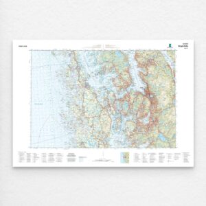Kartverket - landkart (N50): 037N Bergen – Sotra