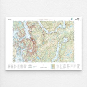 Kartverket - landkart (N50): 038N Bergen – Atra